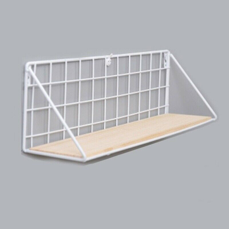 Homorahub Creative Wall Shelf Storage Basket Free Perforated Hanger