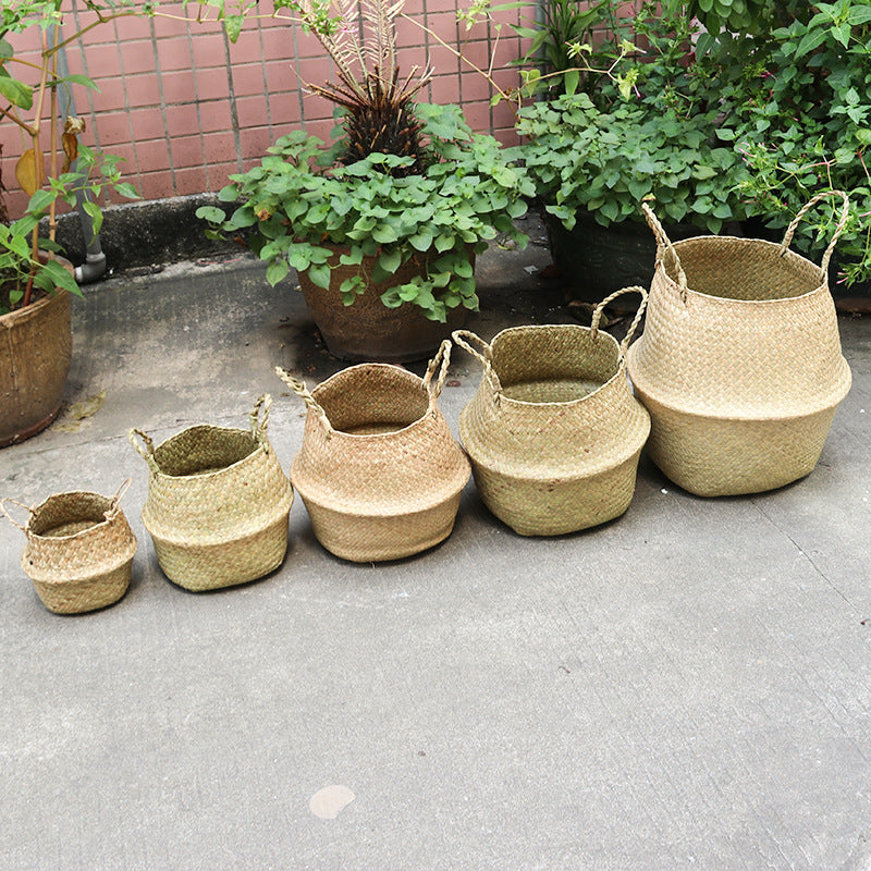 Homorahub Nordic Style Hand woven Seagrass Basket