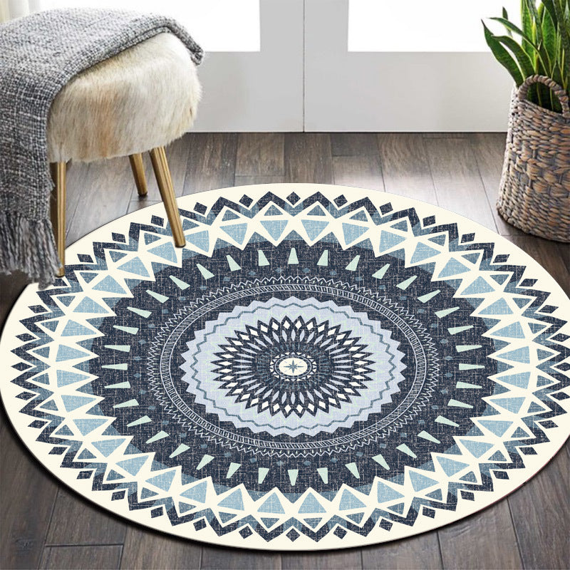 Homorahub Round Stylish Living Room Rug