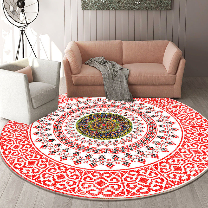 Homorahub Round Stylish Living Room Rug