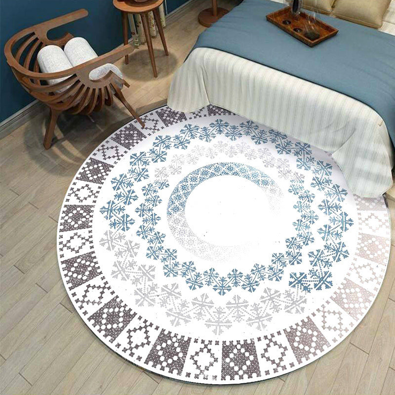 Homorahub Round Stylish Living Room Rug