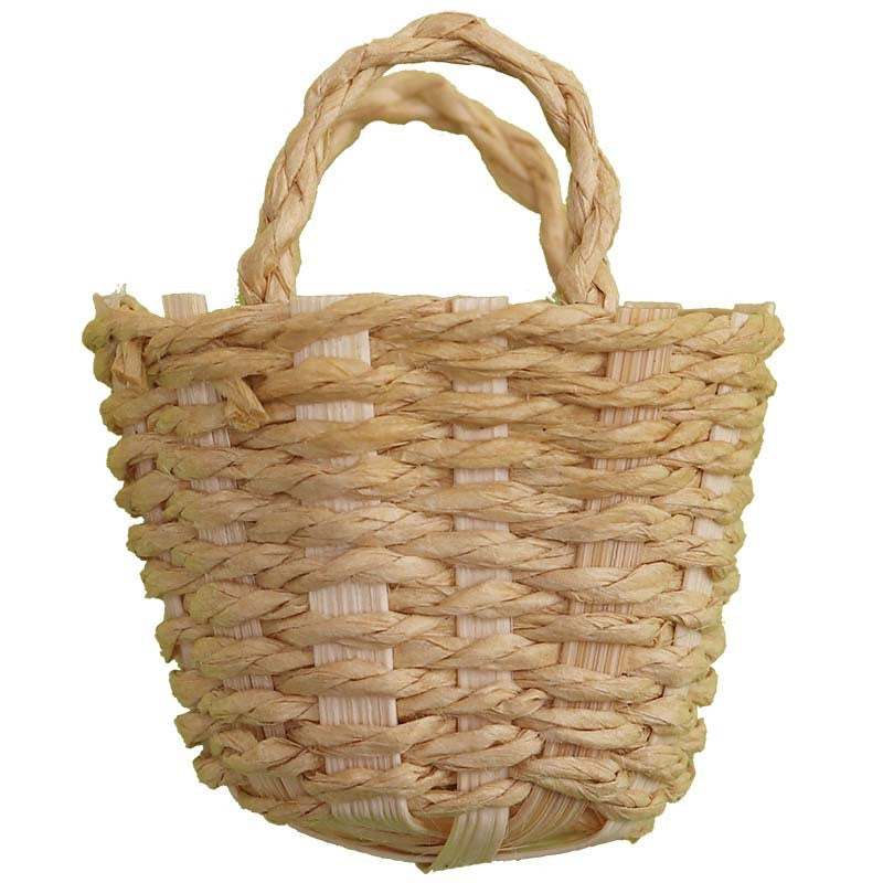 Homorahub Miniature Candy Toy Woven Basket Storage Basket Mini Model