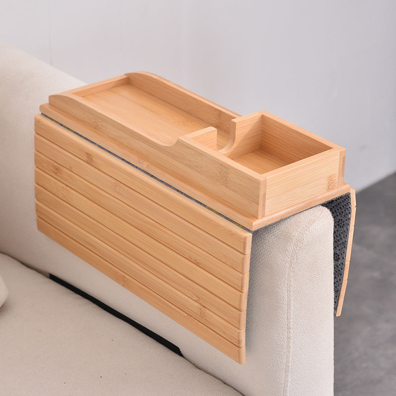 Homorahub Bamboo Couch Cup Holder