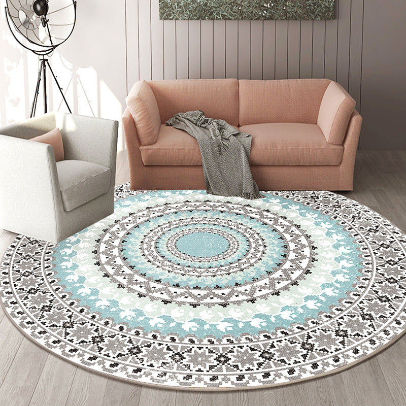 Homorahub Round Stylish Living Room Rug