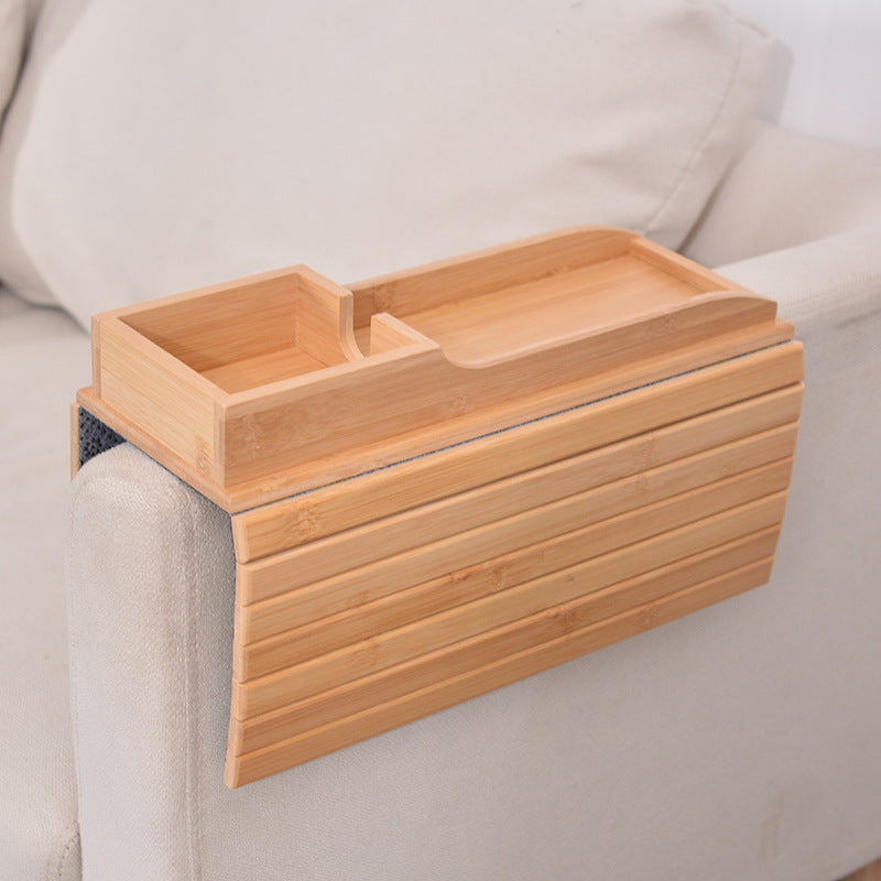 Homorahub Bamboo Couch Cup Holder