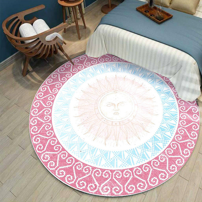 Homorahub Round Stylish Living Room Rug