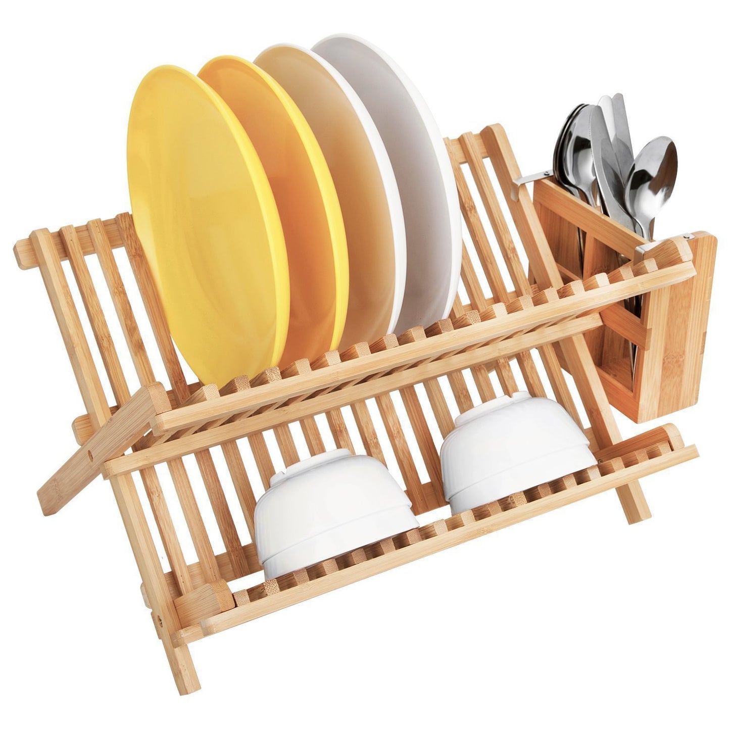 Homorahub Bamboo Folding Dish Rack